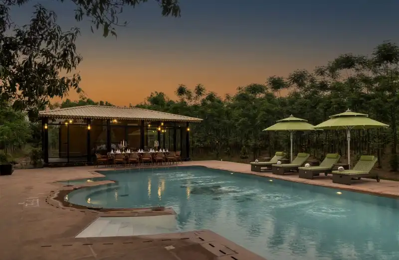 luxury pool villa goa