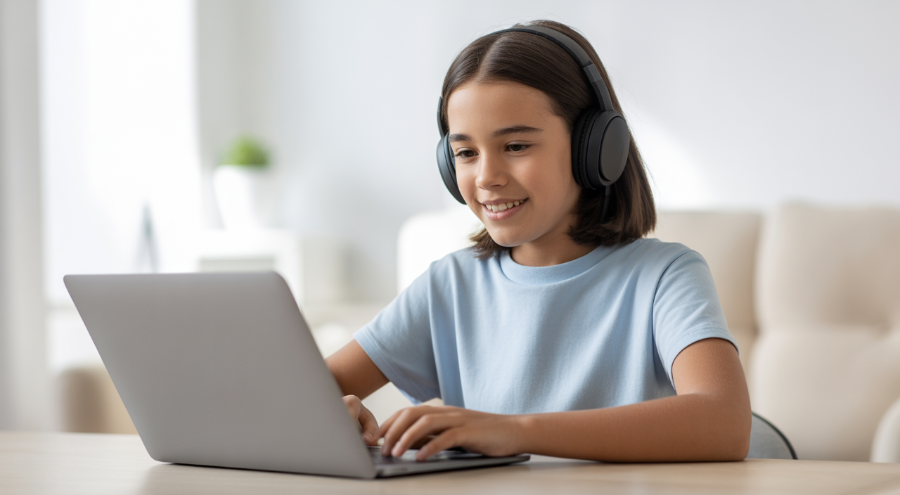 Telehealth peer support session for young people in NYC taking place online via secure video.