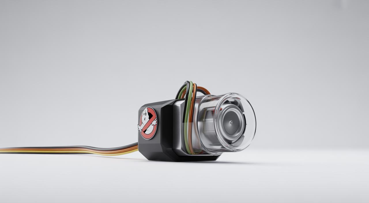 Ghostbusters siren for car installed to mimic the iconic Ecto-1 sound