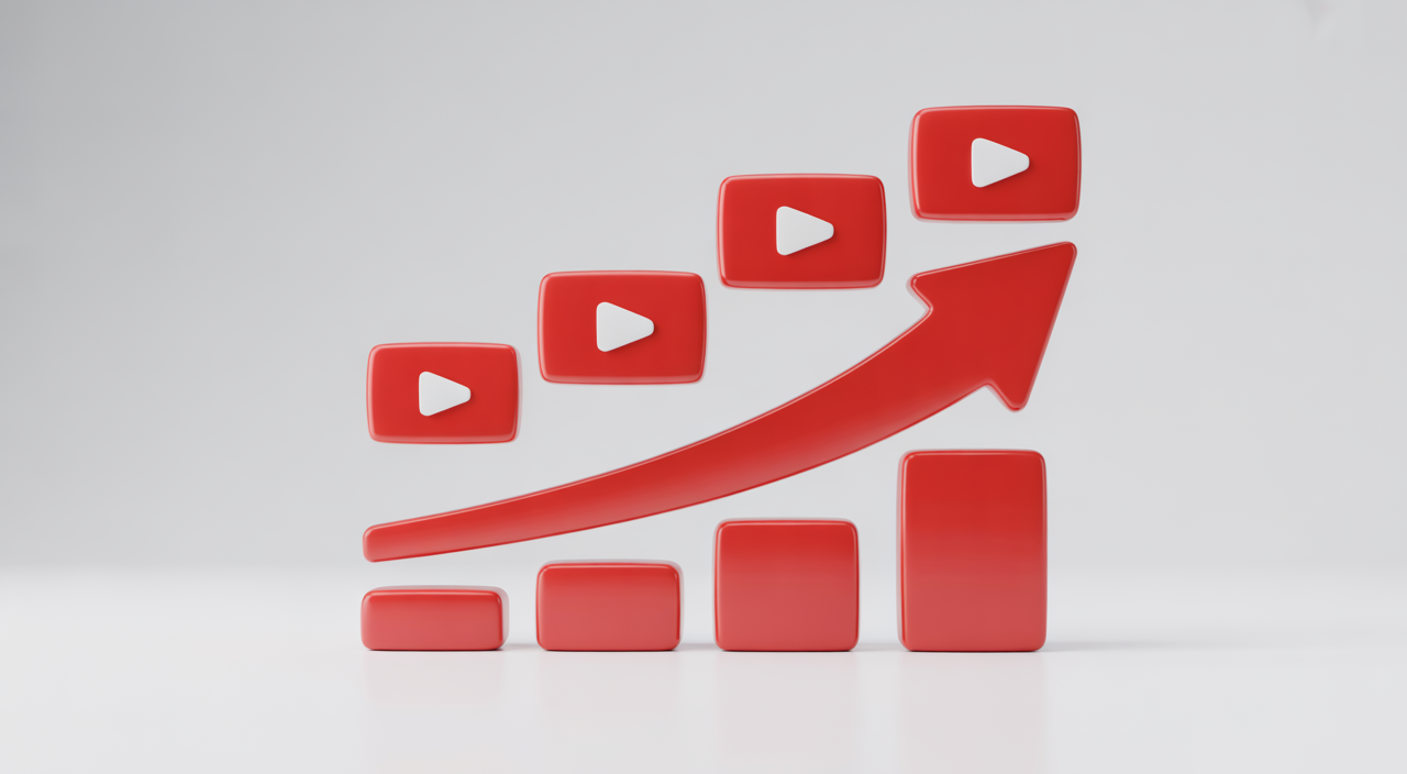Illustration showing safe and smart ways to buy YouTube subscribers for faster channel growth