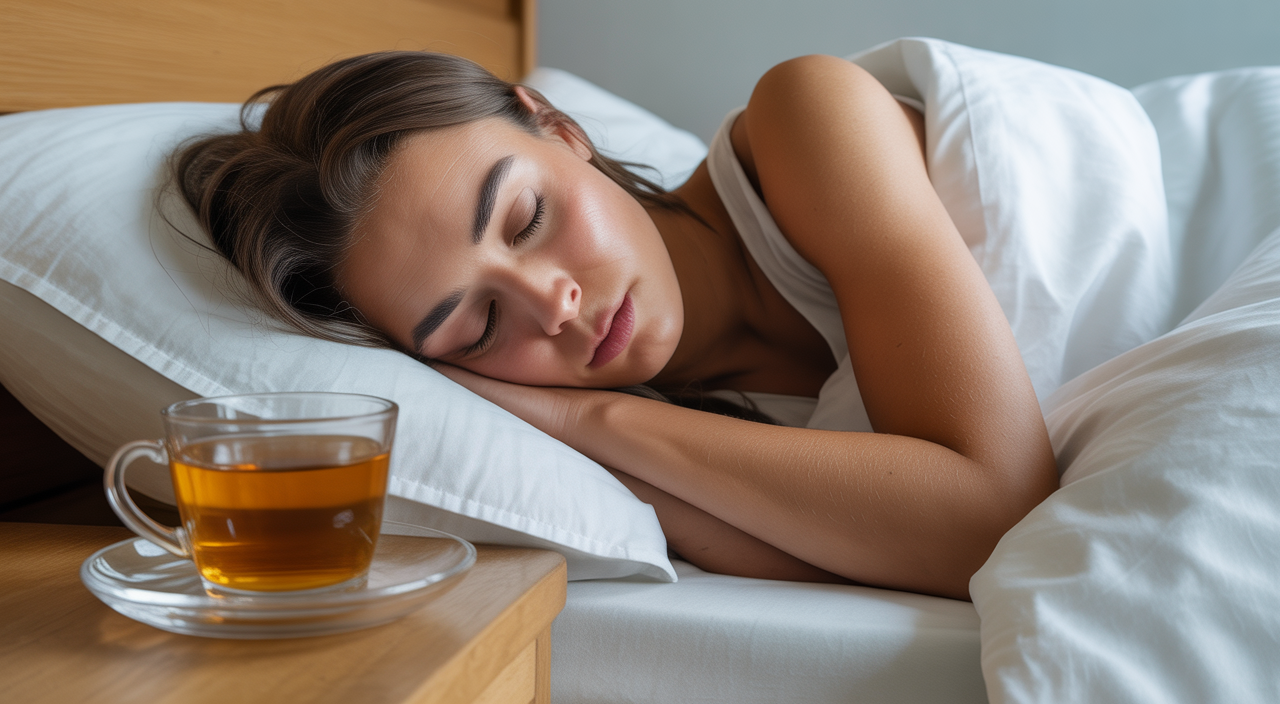 Chamomile tea for improved sleep